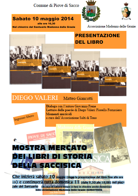 Piove di Sacco – Presentazione libro "Diego Valeri"