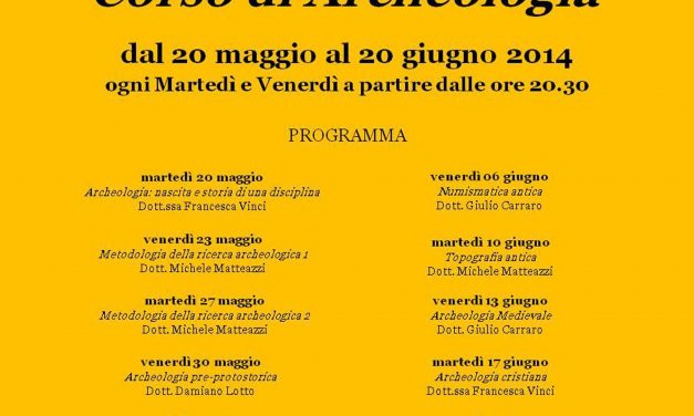 Corso di Archeologia