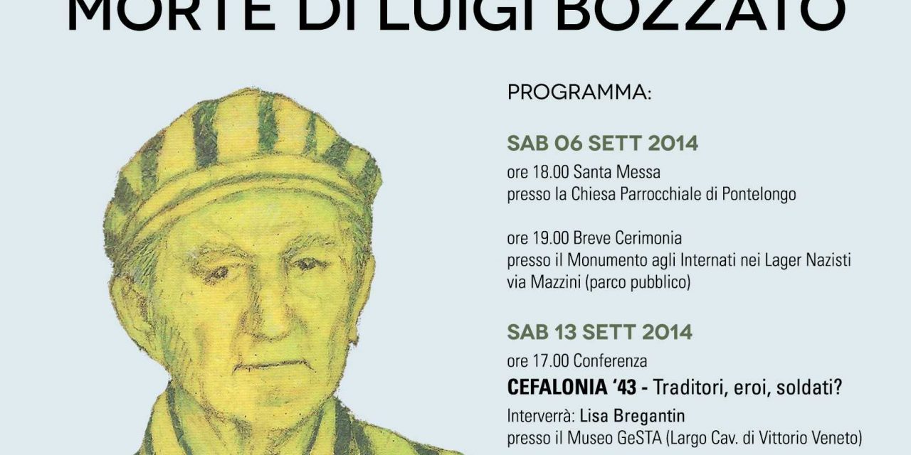 Pontelongo – 6° Anniversario della morte di Luigi Bozzato