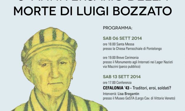 Pontelongo – 6° Anniversario della morte di Luigi Bozzato